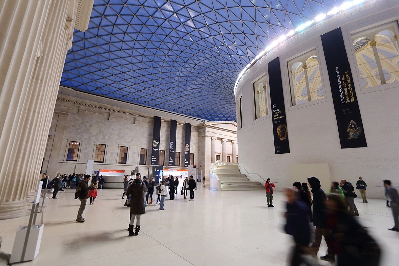 Eingangsbereich British Museum in London
